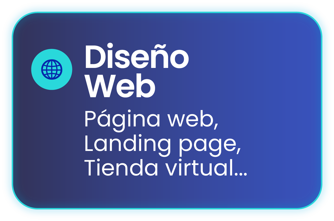 Diseño y desarrollo de páginas web, landing pages, tiendas virtuales, etc.